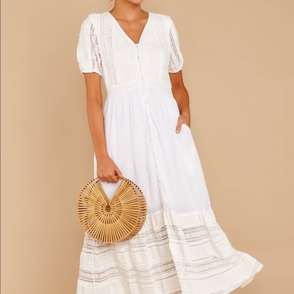 White Lace Dress - Picture 5 of 8